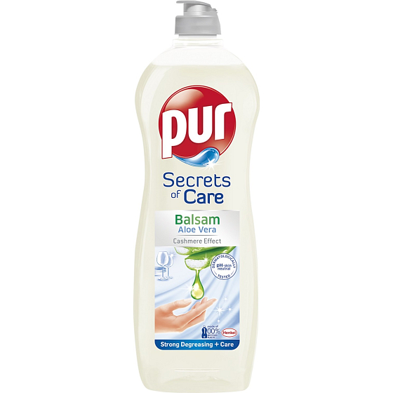 Pur Secrets of Care Balsam Aloe Vera prostředek na mytí nádobí 750 ml