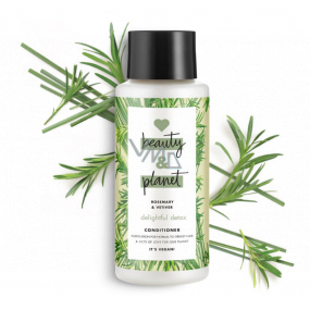 Love Beauty & Planet Rozmarýn a Vetiver Detoxikační čisticí kondicionér pro normální až mastné vlasy 400 ml