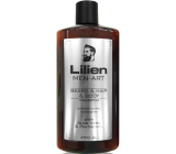 Lilien Men-Art Beard & Hair & Body Shampoo White šampon na vousy, vlasy a tělo s Aloe Vera a Panthenolem 250 ml