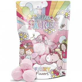 Grace Cole Glitter Fairies šumivá tableta do koupele 10 x 15 g, kosmetická sada pro děti