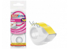 Tesa Tesafilm Lepicí popisovatelná páska neonová růžová/žlutá 10 m x 19 mm 1 role s mini odvíječem