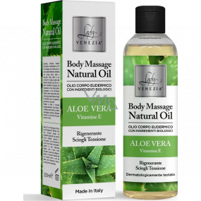 Lady Venezia Body Massage Natural Oil Aloe Vera tělový masážní přírodní olej s Aloe Vera 250 ml