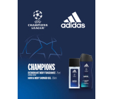 Adidas UEFA Champions League Edition VIII parfémovaný deodorant sklo 75 ml + sprchový gel 250 ml, kosmetická sada pro muže