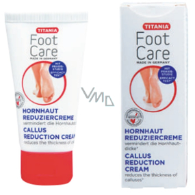 Titania Foot Care krém na redukci ztvrdlé kůže na nohou 50 ml