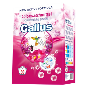 Gallus prací prášek, 50 dávek, color, 3,25 kg