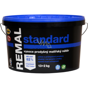 REMAL Standard vysoce prodyšná barva na zeď, 13+2 kg