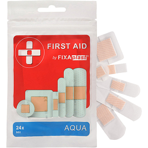 Fixaplast First Aid Aqua mix náplastí, 24 ks Fixaplast First Aid Aqua mix náplastí, 24 ks
