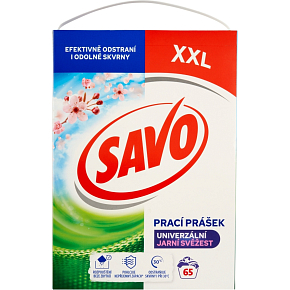 Savo prací prášek Univerzál Jarní svěžest 65 praní, 4,55kg