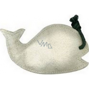 Lufa Cylindrica Přírodní masážní žínka pro děti velryba 17 x 10 cm LF238