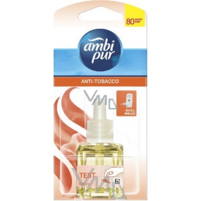 Ambi Pur Anti Tobacco elektrický osvěžovač vzduchu náhradní náplň 20 ml