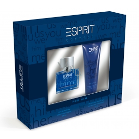 Esprit Connect for Him toaletní voda 30 ml + sprchový gel 75 ml, dárková sada