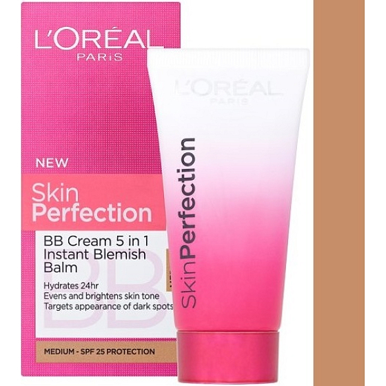 Loreal Paris Skin Perfection BB krém 5v1 normální pleť 50 ml