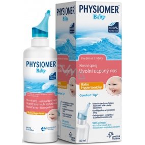 Physiomer Baby hypertonic nosní sprej pro děti od 1 měsíce 60 ml