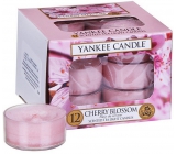 Yankee Candle Cherry Blossom - Třešňový květ vonná čajová svíčka 12 x 9,8 g