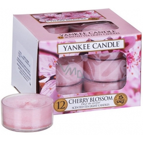 Yankee Candle Cherry Blossom - Třešňový květ vonná čajová svíčka 12 x 9,8 g
