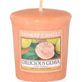 Yankee Candle Delicious Guava - Lahodná kvajáva vonná svíčka votivní 49 g