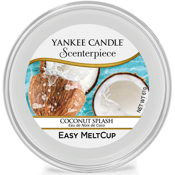 Yankee Candle Coconut Splash - Kokosové osvěžení Scenterpiece vonný vosk do elektrické aromalampy 61 g
