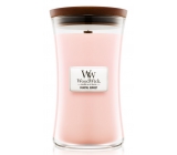 WoodWick Coastal Sunset - Západ slunce na pobřeží vonná svíčka s dřevěným knotem a víčkem sklo velká 609,5 g