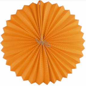 Lampion kulatý oranžový 25 cm