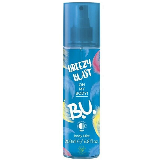 B.U. Breezy Blast Body Mist parfémovaný tělový sprej pro ženy 200 ml