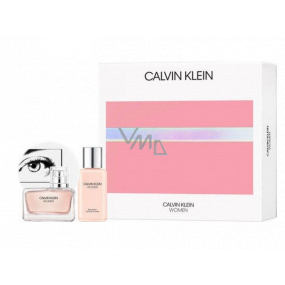 Calvin Klein Woman parfémovaná voda pro ženy 50 ml + tělové mléko 100 ml, dárková sada