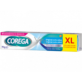 Corega Original fixační krém Extra silný pro úplné i částečné zubní náhrady protézy 70 g