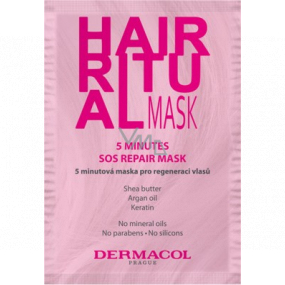 Dermacol Hair Ritual intenzivní regenerační maska 15 ml