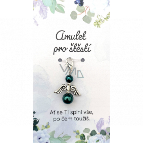 Albi Anděl malý Amulet pro štěstí přívěšek 3 cm