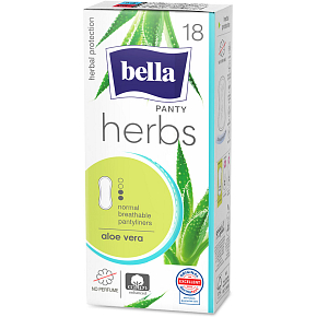 Bella Herbs Slip Sensitive Plantago slipové vložky intimky, 18 ks