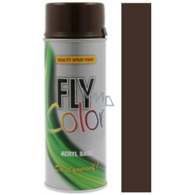 Color Works Fly Color RAL akrylátová barva sprej 8017 Čokoládově hnědá 400 ml