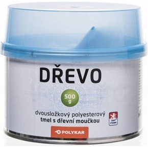Polykar Dřevo dvousložkový tmel na dřevo, brousitelný, 150 g