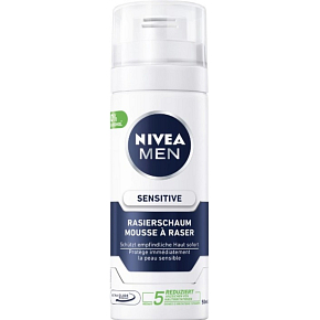 Nivea Men Sensitive pěna na holení 50 ml Nivea Men Sensitive pěna na holení 50 ml