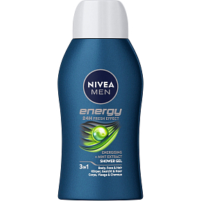 Sprchový gel pro muže 3v1 Fresh Energy mini, 50 ml Sprchový gel pro muže 3v1 Fresh Energy mini, 50 ml