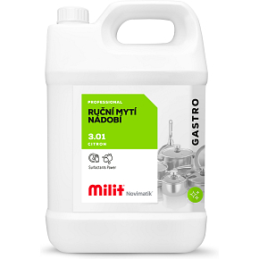 Milit Novimatik na ruční mytí nádobí, citron, 5 l
