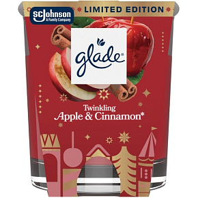 Glade vonná svíčka Twinkling Apple & Cinnamon 112 g Glade vonná svíčka Twinkling Apple & Cinnamon 112 g