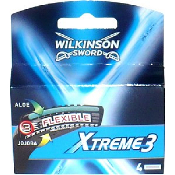 Wilkinson Xtreme 3 náhradní hlavice 4 kusy