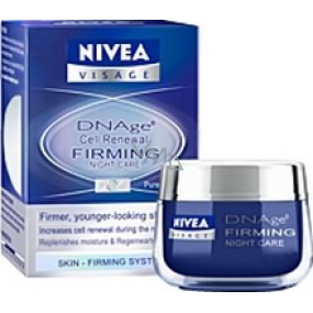 Nivea Visage DNAge zpevnění pleti noční krém 50 ml