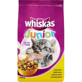 Whiskas Junior s kuřecím masem 300 g