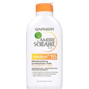 Garnier Ambre Solaire SPF15 mléko na opalování Medium 200 ml
