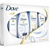 Dove Original deodorant sprej 150 ml + sprchový gel 250 ml + tělové mléko 250 ml + krém 75 ml, kosmetická sada