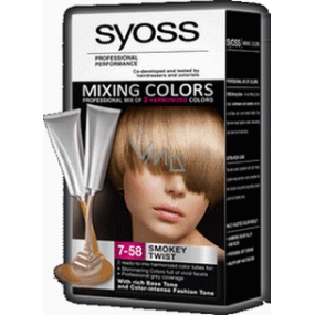 Syoss Mixing Colors dlouhotrvající barva na vlasy 7-58 Vanilkově Plavý Twist