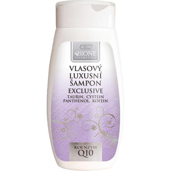 Bione Cosmetics Exclusive & Q10 luxusní šampon pro všechny typy vlasů 260 ml