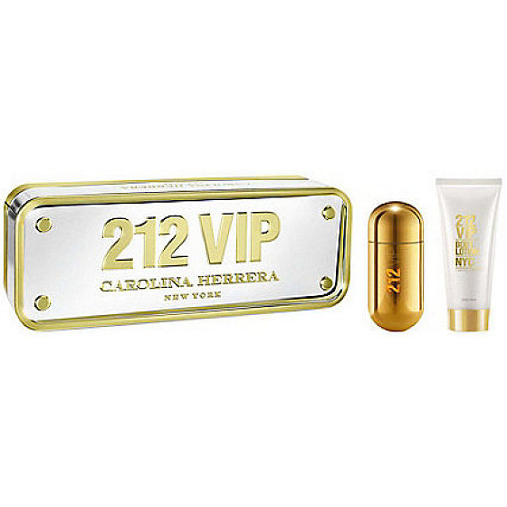 Carolina Herrera 212 VIP Woman parfémovaná voda 50 ml + tělové mléko 100 ml, dárková sada