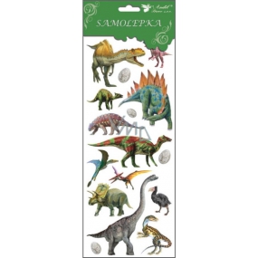 Samolepky dinosauři 4 vajíčka 34,5 x 12,5 cm