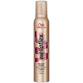 Wella Wellaflex Brilliant Colour silné zpevnění pěnové tužidlo barvené vlasy 200 ml