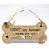 Nekupto Mazlíčci dřevěná cedulka Domov není domovem bez našeho psa 12 x 8,5 cm