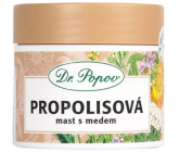 Dr. Popov Propolisová mast s medem na popraskanou pokožky, jizvy, vrásky, kožní problémy, sluneční záření 50 ml