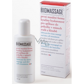 Biora Cosmetics Biomassage masážní lubrikant vaziva, uvolňuje a regeneruje problémové nebo ztuhlé partie 125 ml