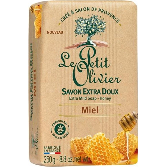 Le Petit Olivier Med extra jemné toaletní mýdlo s přírodními extrakty 250 g