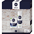 Nivea Men Sensitive Shave Kit voda po holení 100 ml + pěna na holení 200 ml, kosmetická sada pro muže